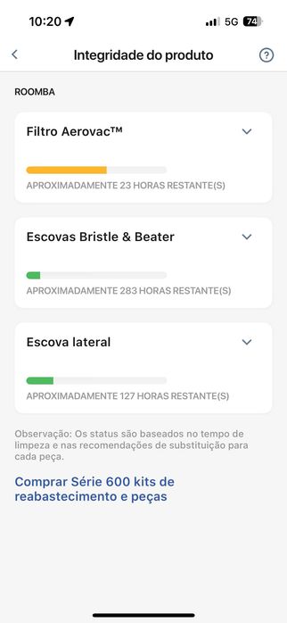 iRobot Roomba 692 Robot aspirador de pó alto desempenho de limpeza