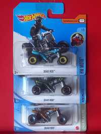 Conj 3 hot wheels quad rod