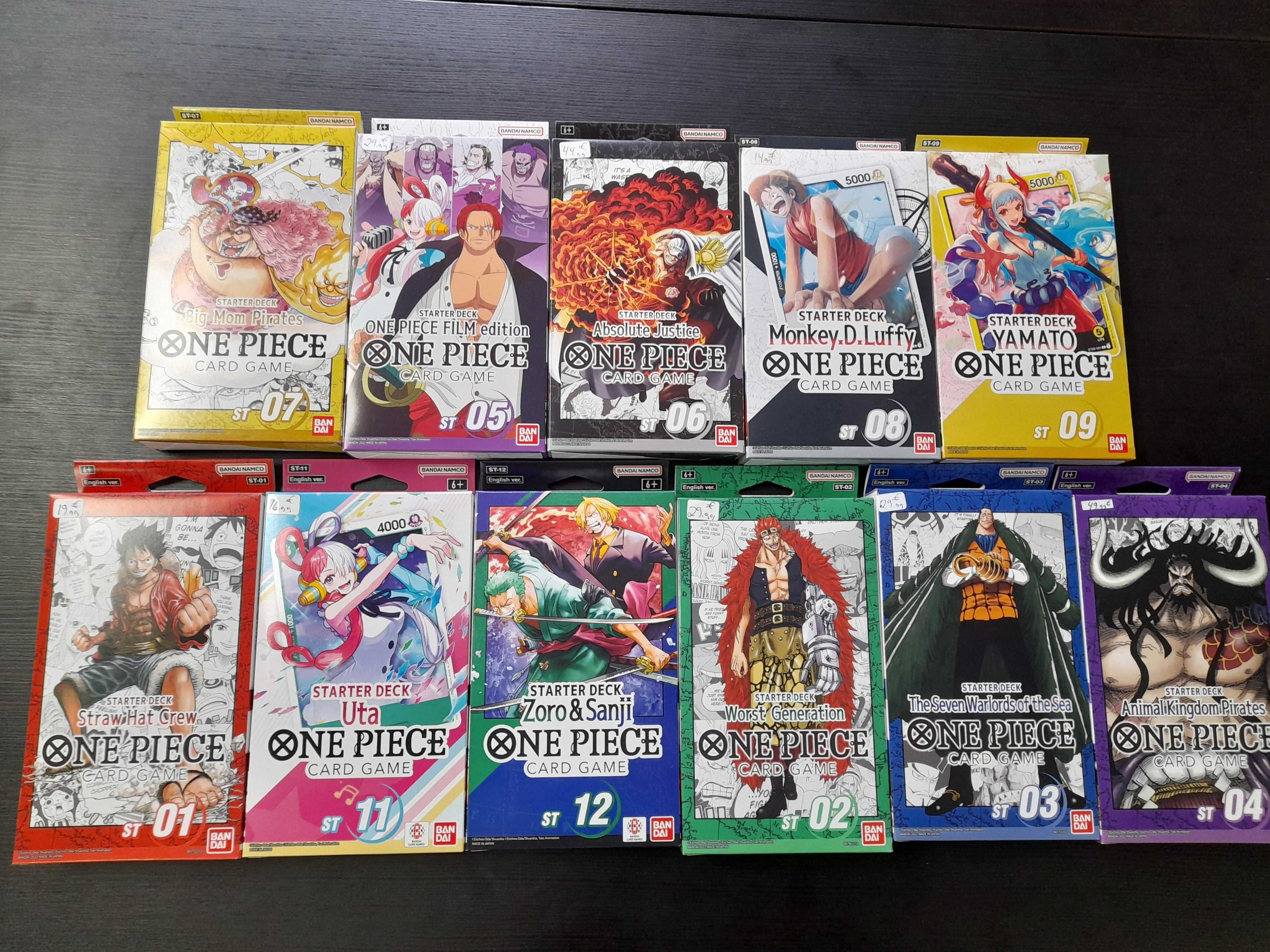 One Piece card game Starter Decks