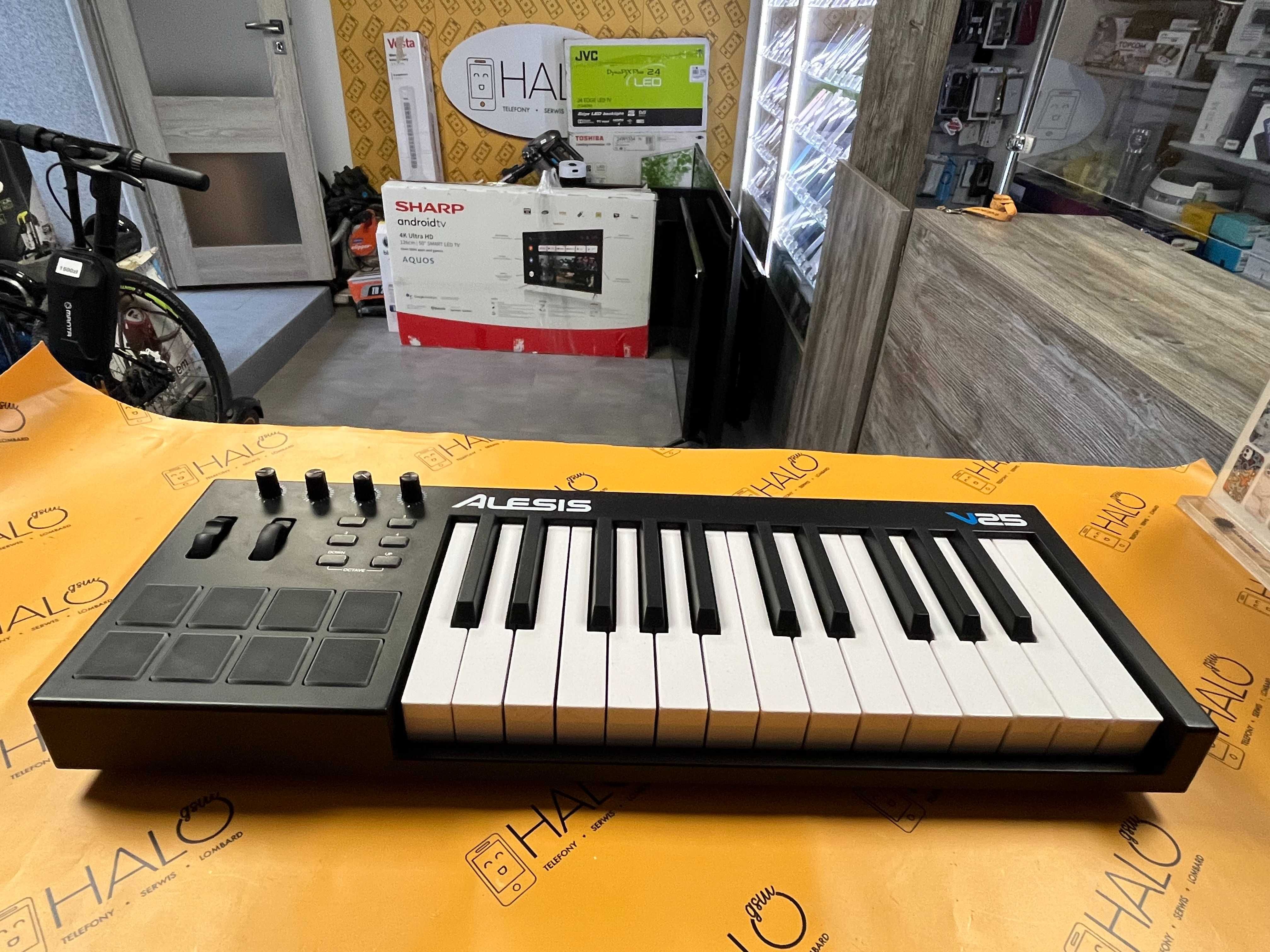 Klawisze Alesis V25 , Lombard Halo gsm Łódź