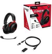 Auscultadores Gaming Wireless HyperX Cloud III - Preto | Vermelho