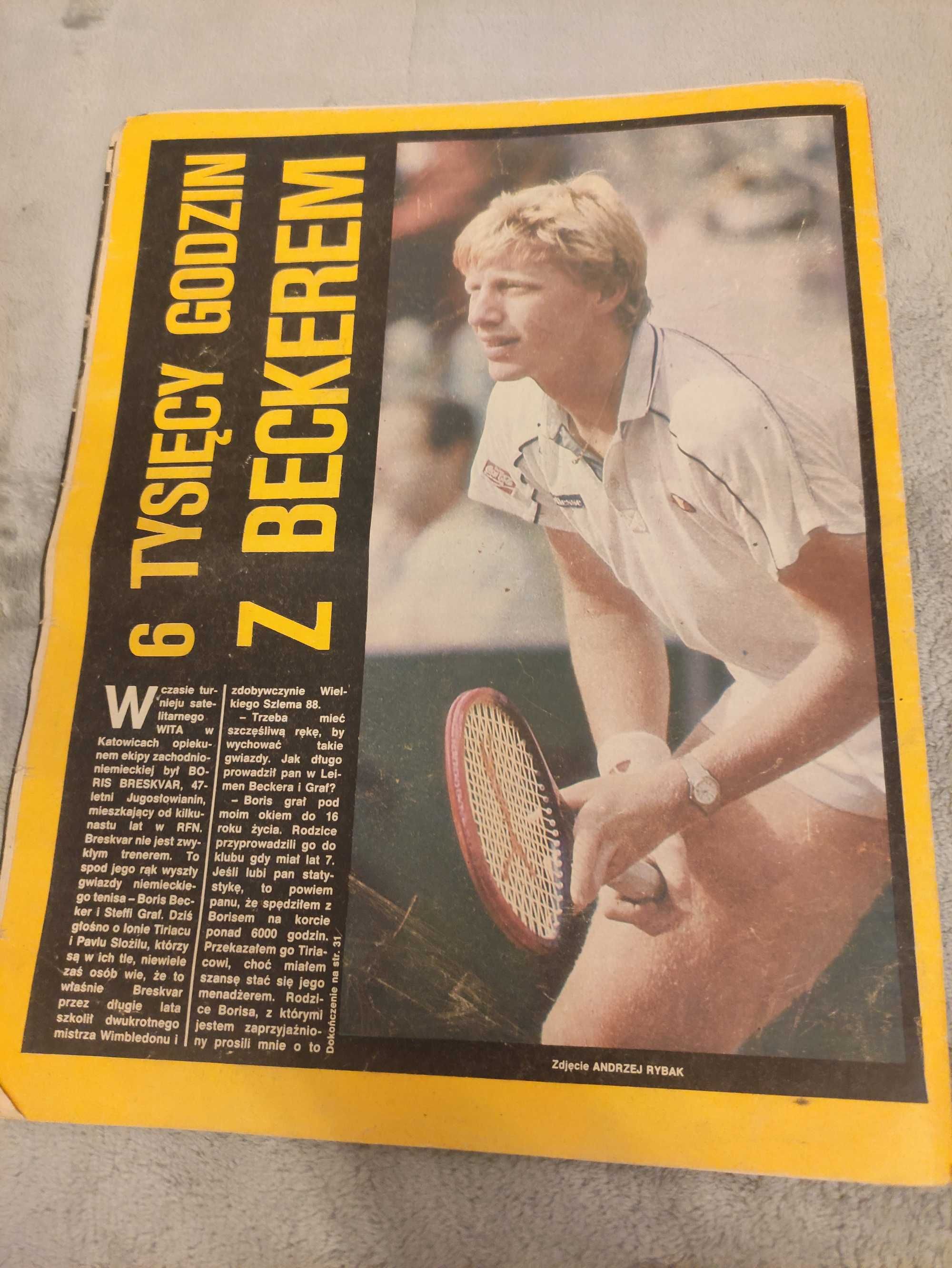 Magazyn AS Sportowiec Tenis 1989r.