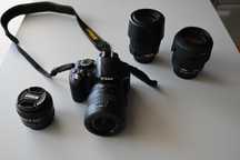 Nikon 3100 + Lentes