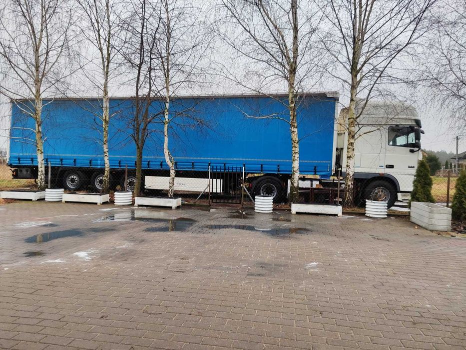 Naczepa krone firanka