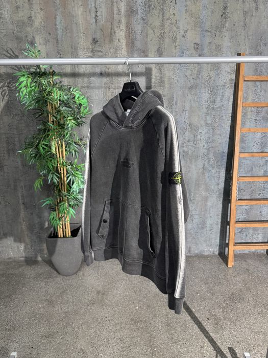 Худи Supreme x Stone Island Stripe Sweat Hooded