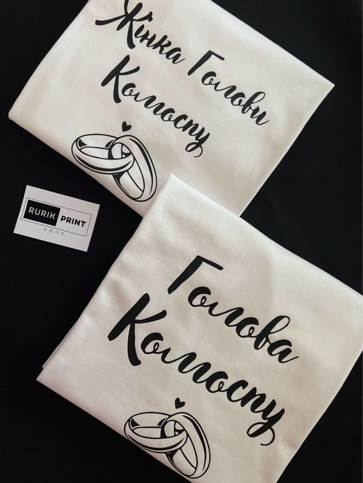 Футболка з принтами на замовлення