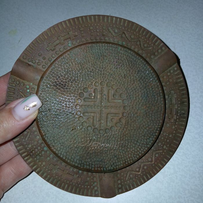 Чиканка-попільничка мідна