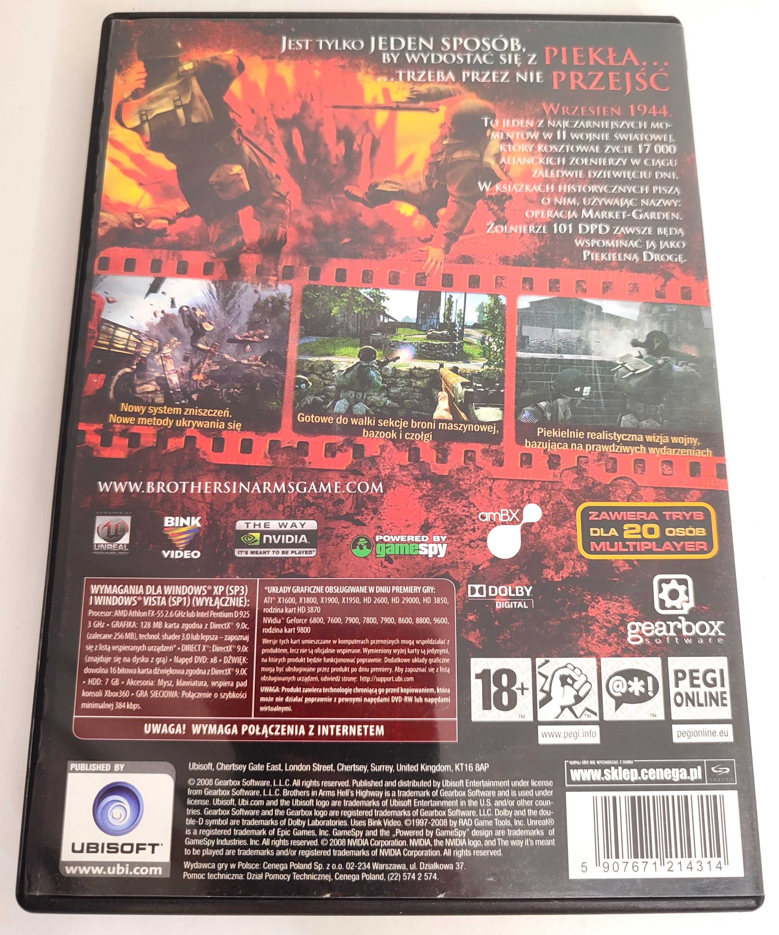 Brothers in Arms Hell's Highway PL PC