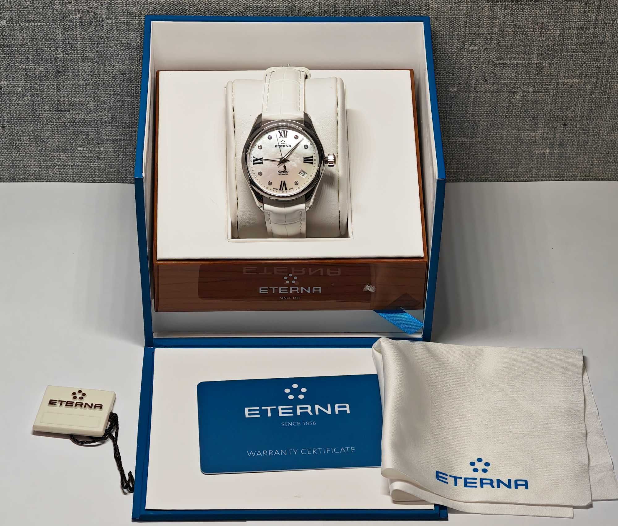 Жіночий годинник Eterna KonTiki Automatic 1260.41 Swiss made Diamond