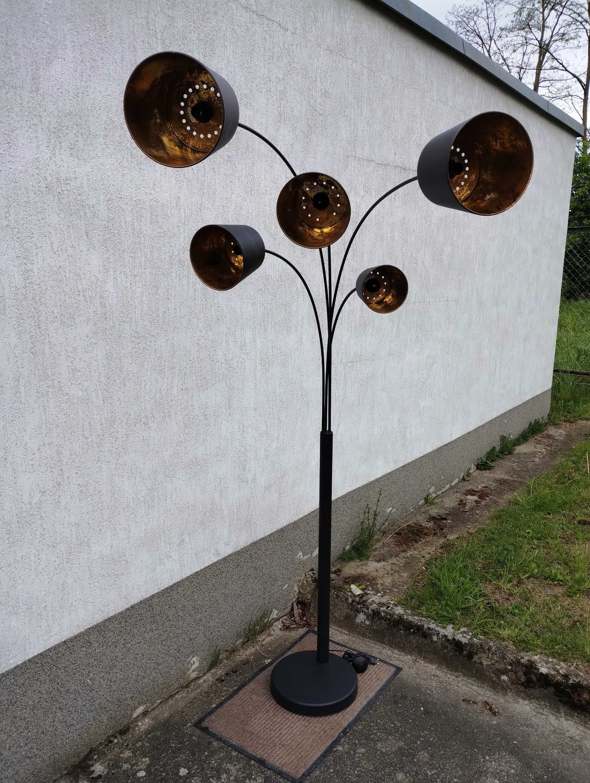 Niemiecka lampa stojąca łukowa Hoffner KHG
