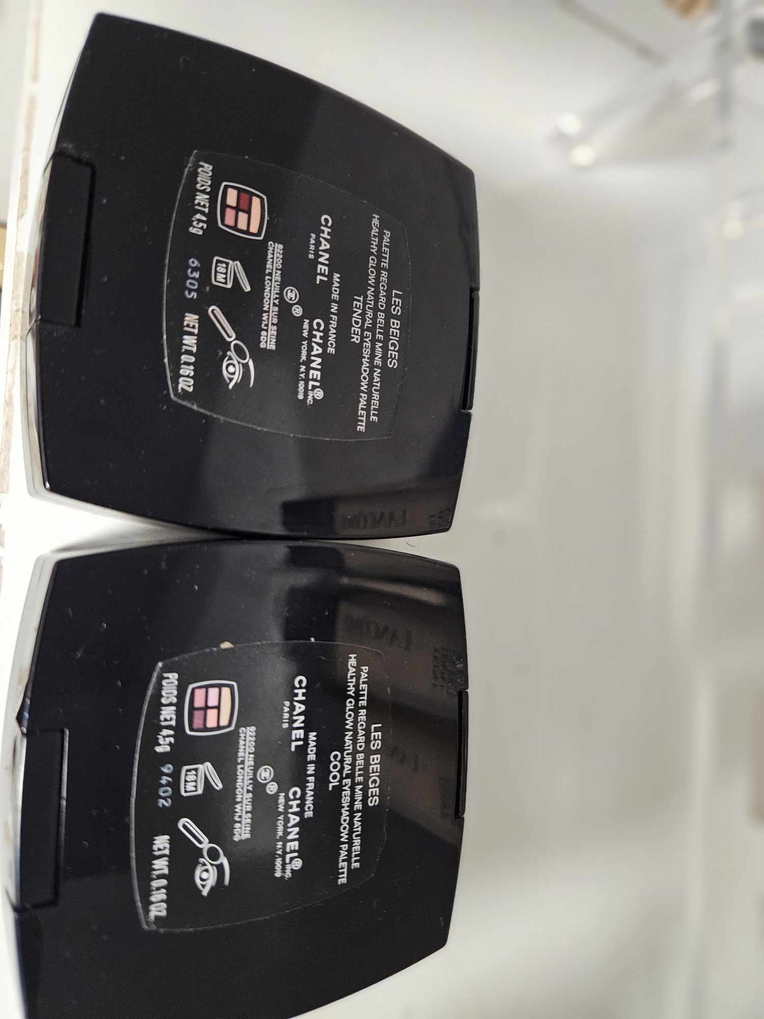 Zestaw cieni Chanel Les Beiges 2x4.5g oryginalne  COOL + TENDER