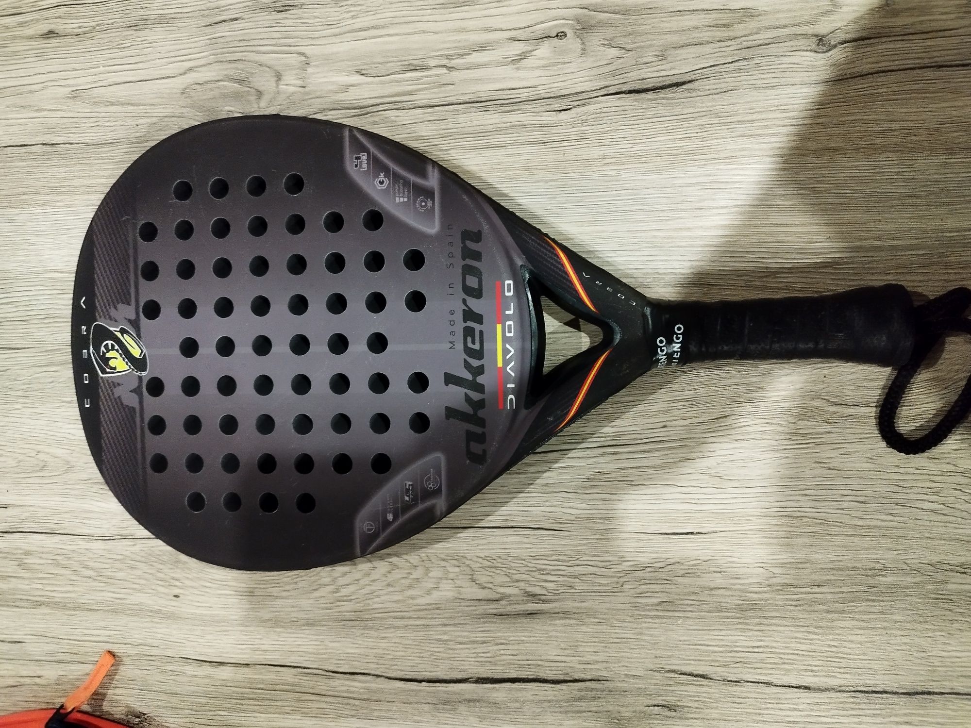 Raquete padel akkeron soft nova!