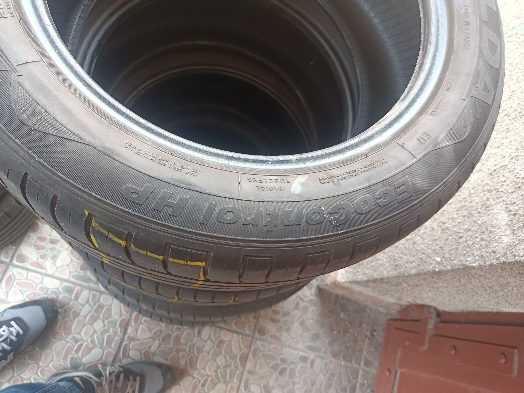 Sprzedam 2 opony Fulda econtrol HP 205/55 r16 i 2 opony GoodyearEffici