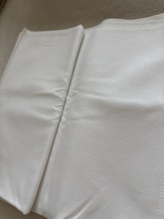 Obrus z czasów  PRL z kartką zakupu