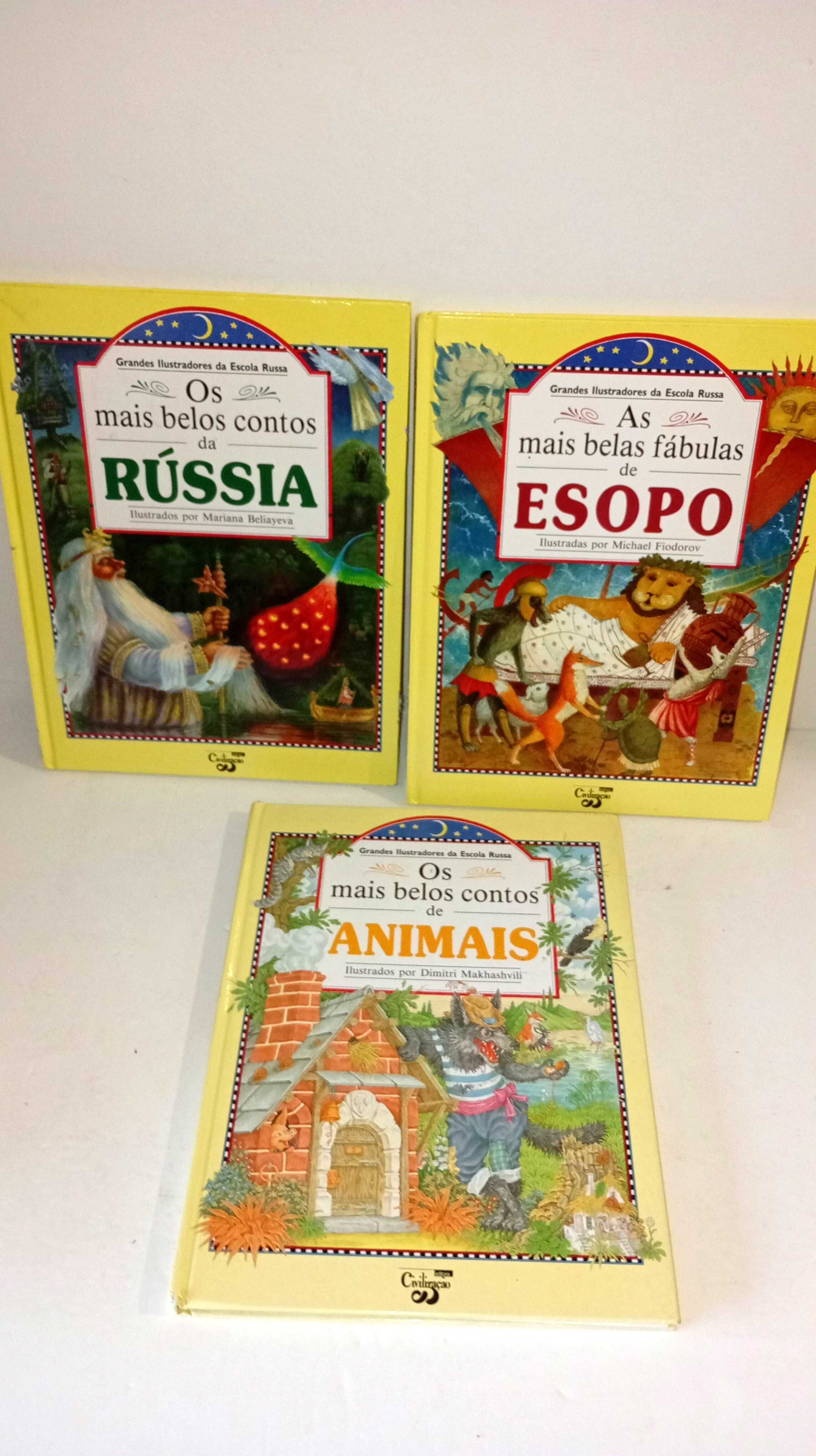 Livros dos Grandes Ilustradores da Escola Russa
