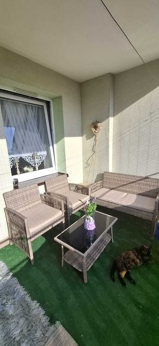 Zestaw ogrodowy 2 fotele, lawa, stolik