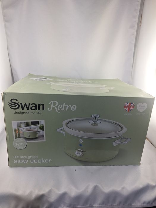 SWAN Retro Wolnowar 3,5L Zielony ceramiczny