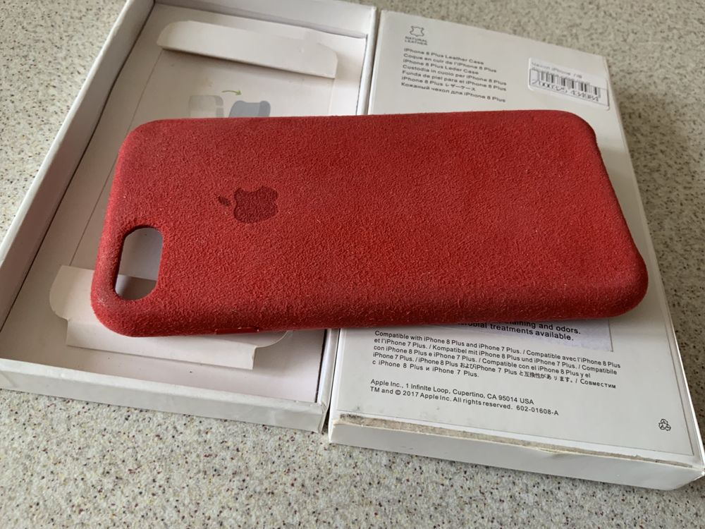 Кожаный чехол IPhone 7,8 leather case