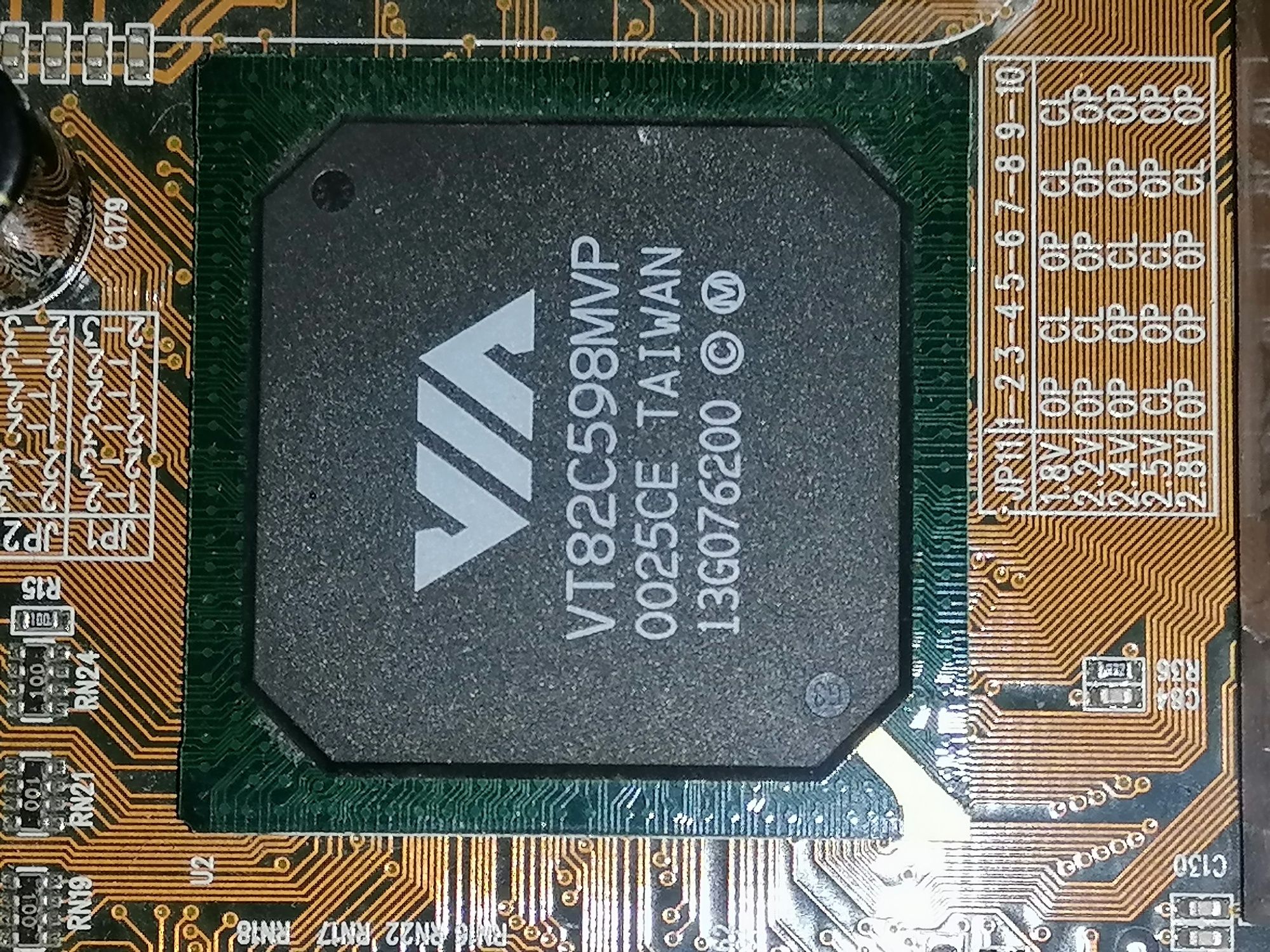Ретро материнская Socket7 AGP + CPU