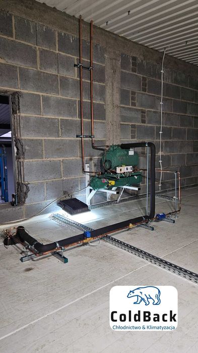 Agregat chłodniczy Zestaw do masarni 230V + montaż