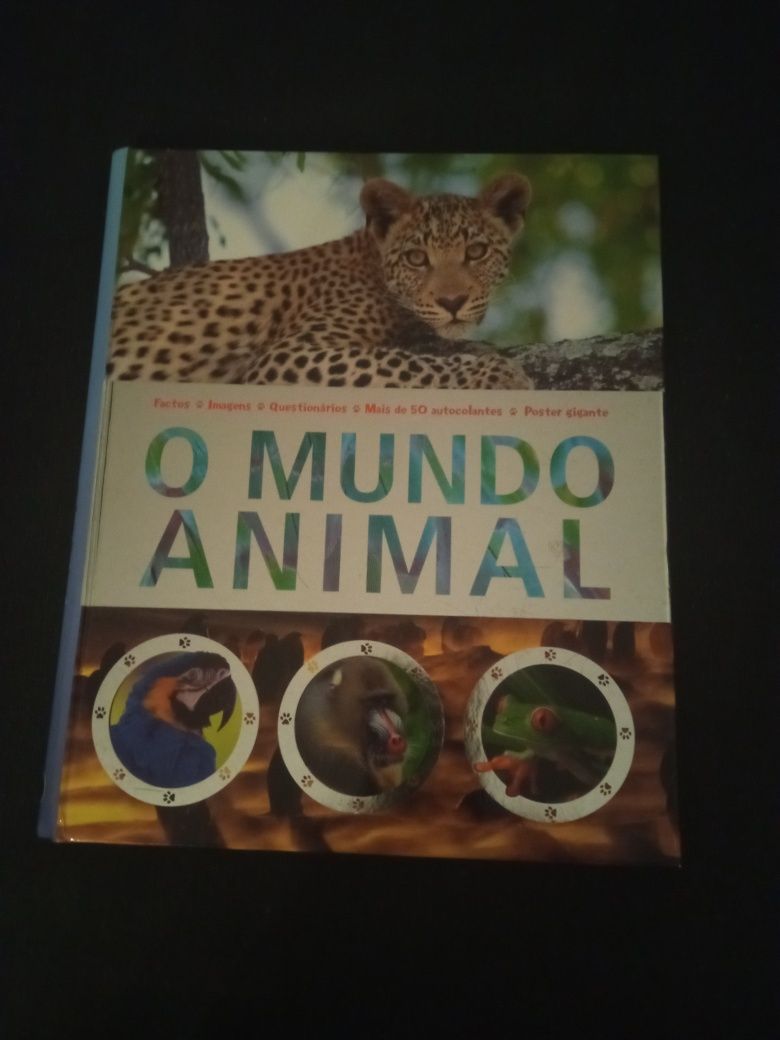 Livro" O Mundo Animal" Usado
