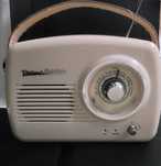 Vintage radio beżowe