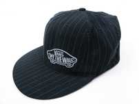 czapka z daszkiem męska Vans baseball czarna paski L/XL