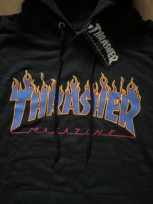 Худи Thrasher Flame Logo, polar