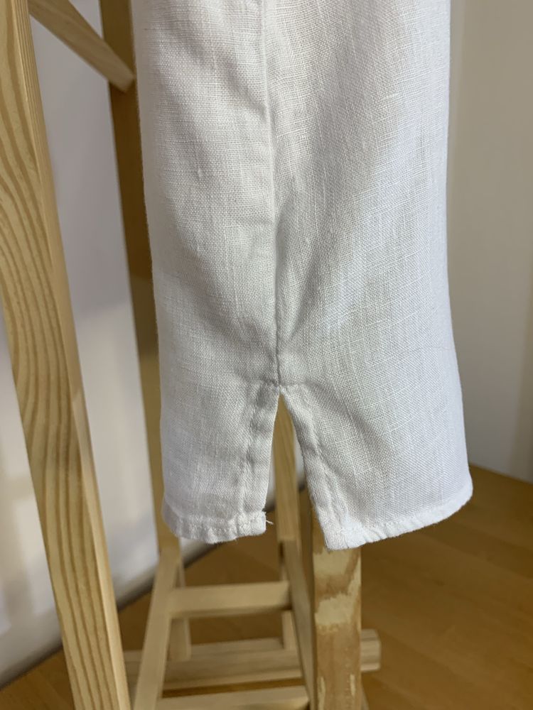 United colours,Carhartt, Levis сорочка льон/котон S/M