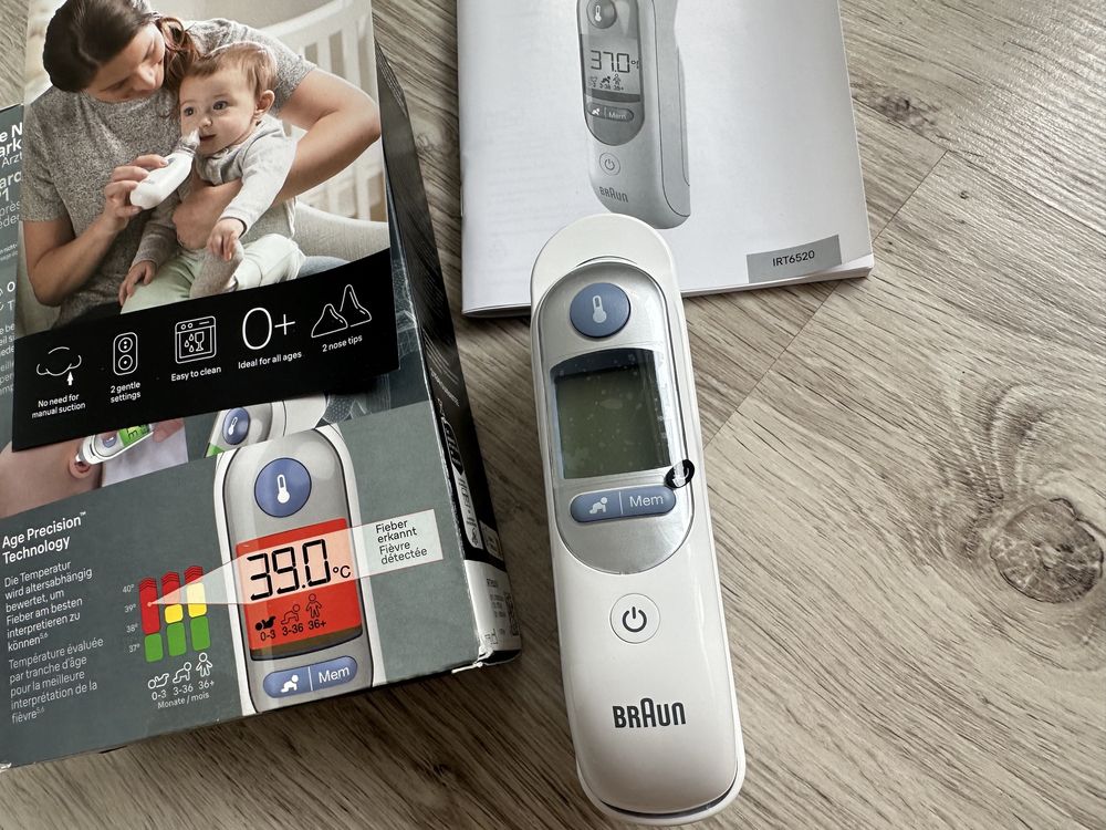 Braun termometr do ucha