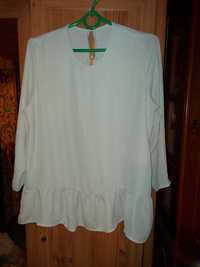 Nienoszona bluzka z baskinką L-XL