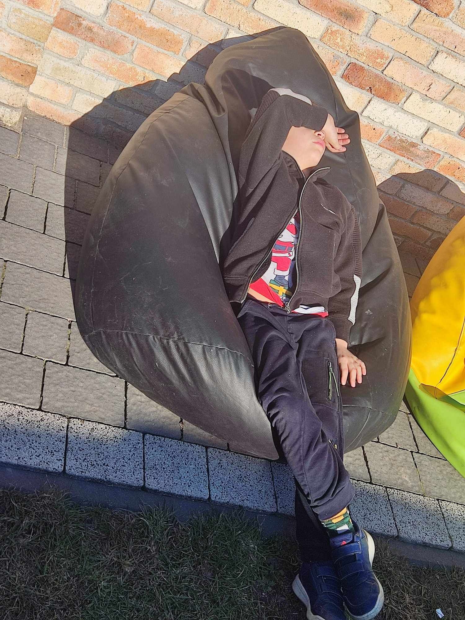 poducha pufa sako do siedzenia