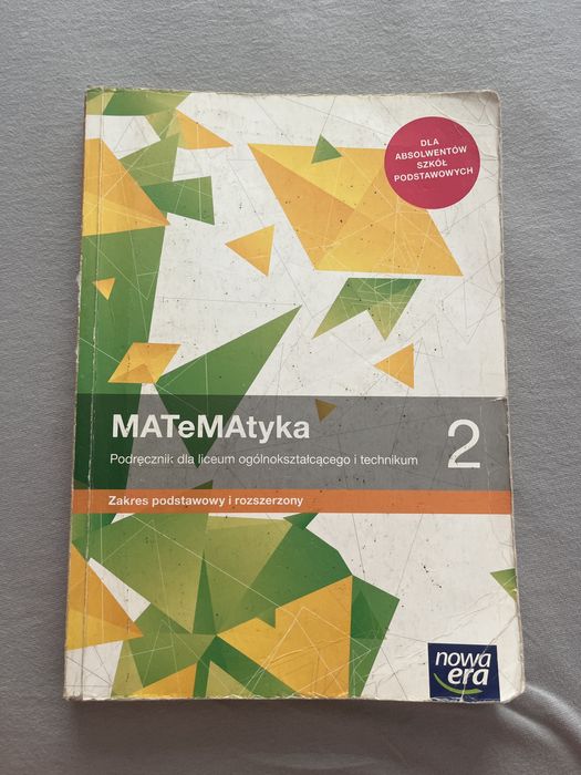 Matematyka 2 zakres podstawowy i rozszerzony