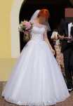 Suknia ślubna Lulu Bridal Księżniczka plus welon