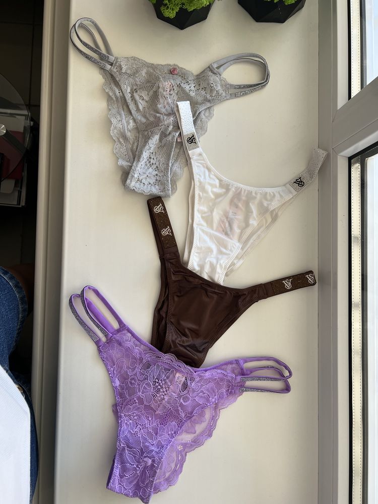 трусики,труси з камінням,трусы, білизна victoria’s secret багато