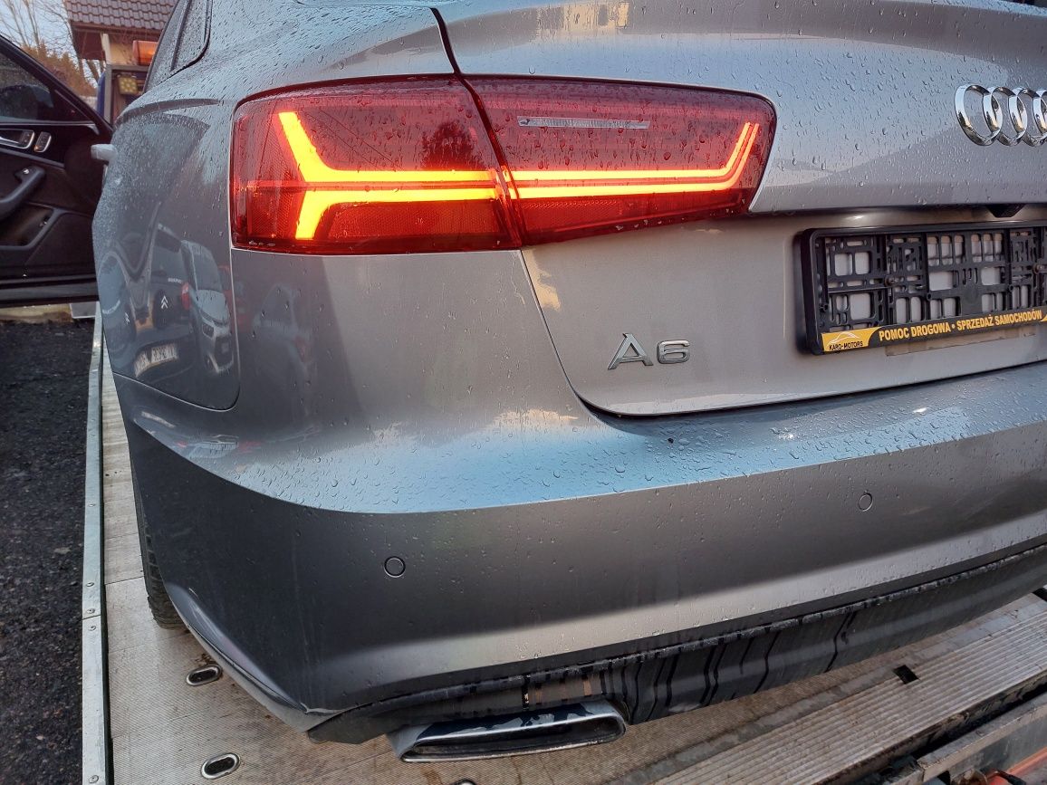 Audi A6 C7 lampy tył usa 2018r stan bdb