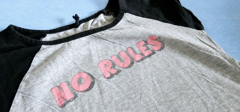 Tshirt No Rules dziewczęcy r.146/152 girl tshirt