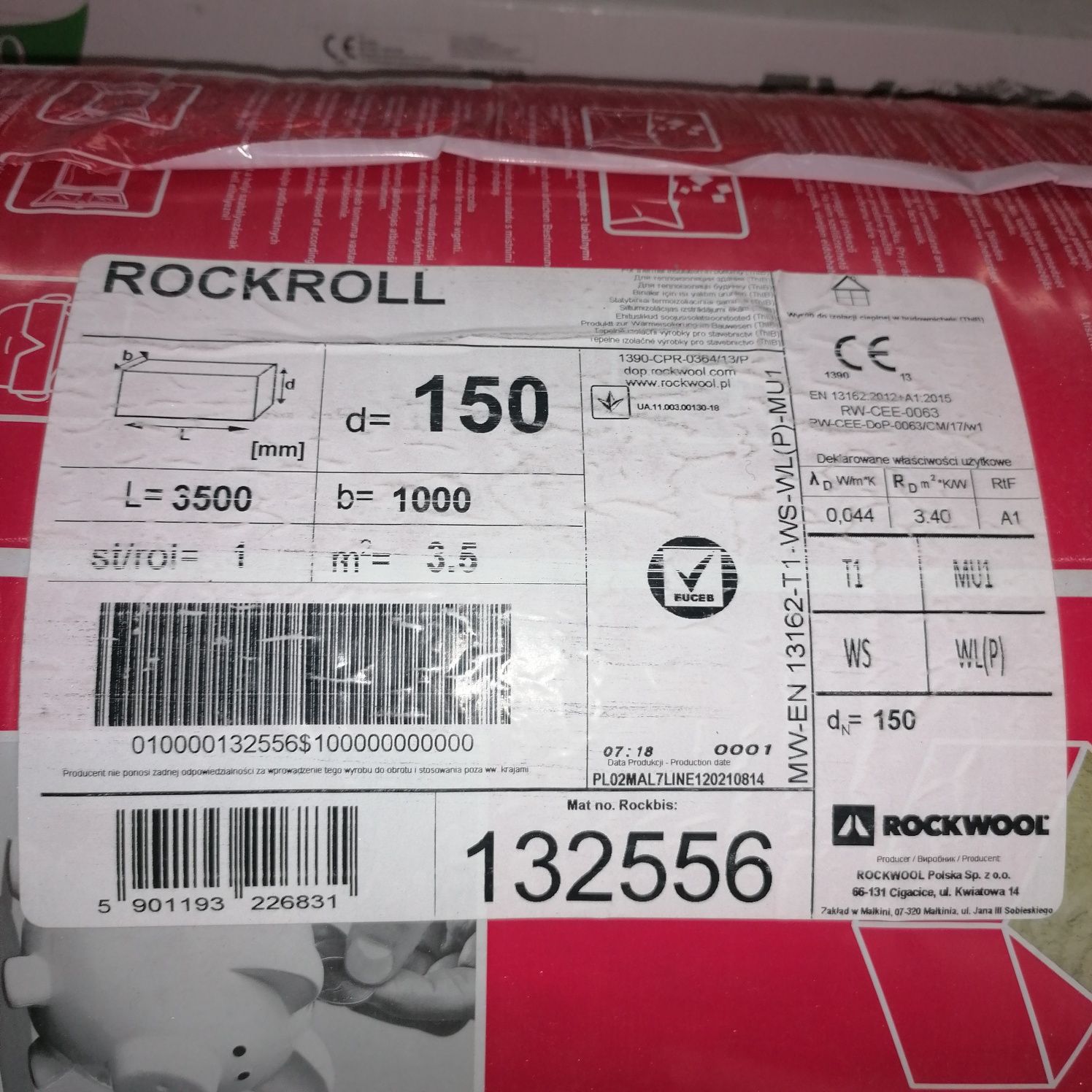 Wełna Rockwool 15 Cm HIT