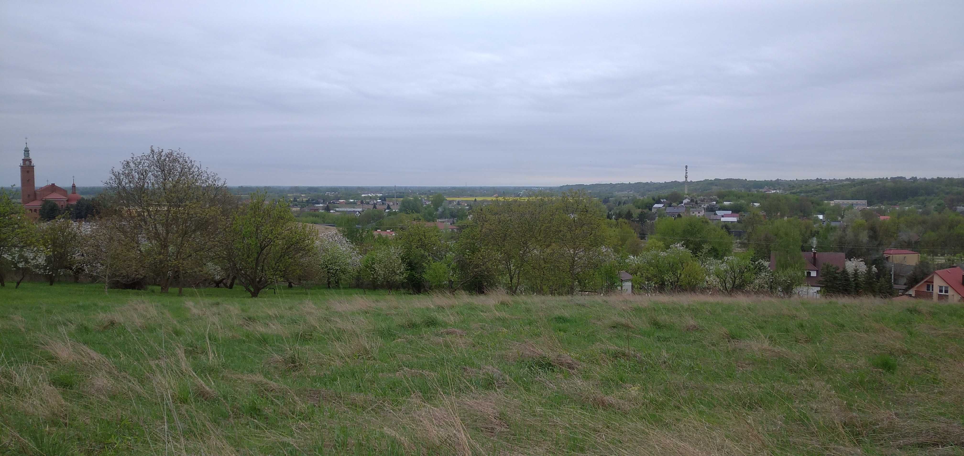 Działka panoramiczna rolna z warunkami zabudowy