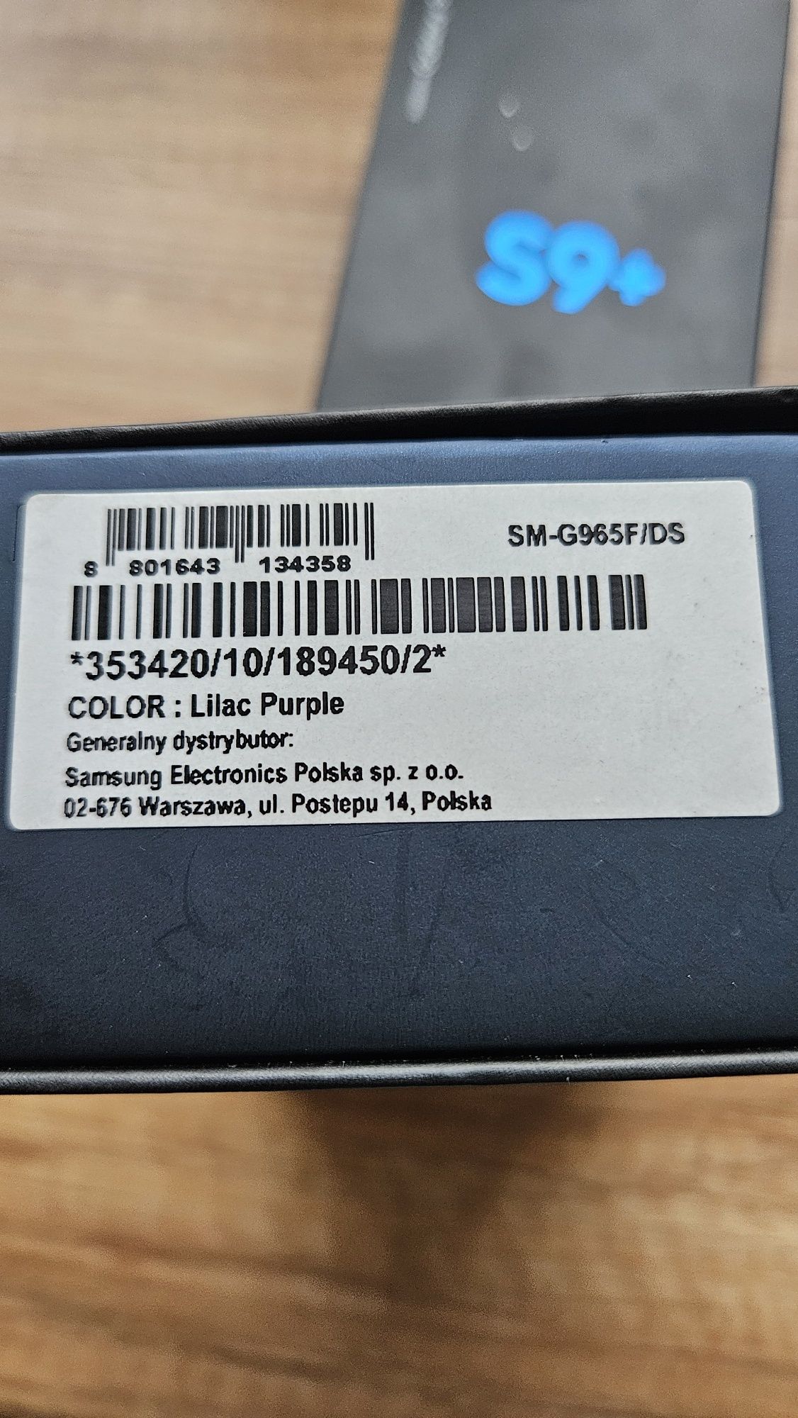 Samsung Galaxy S9 plus