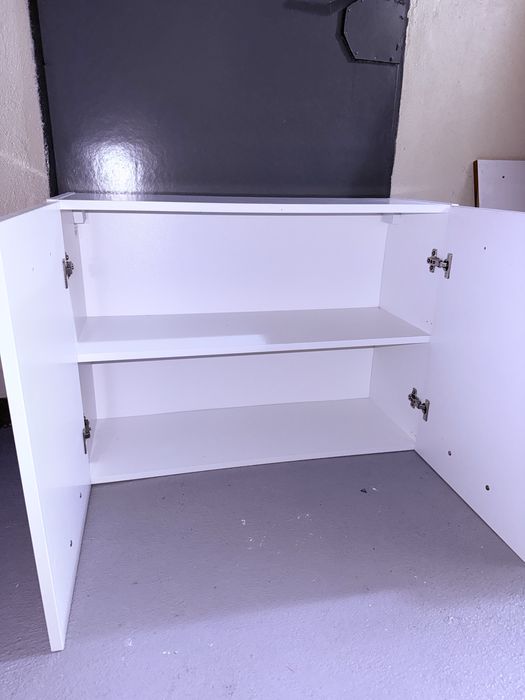 Szafka łazienkowa wisząca biała 80 cm długości