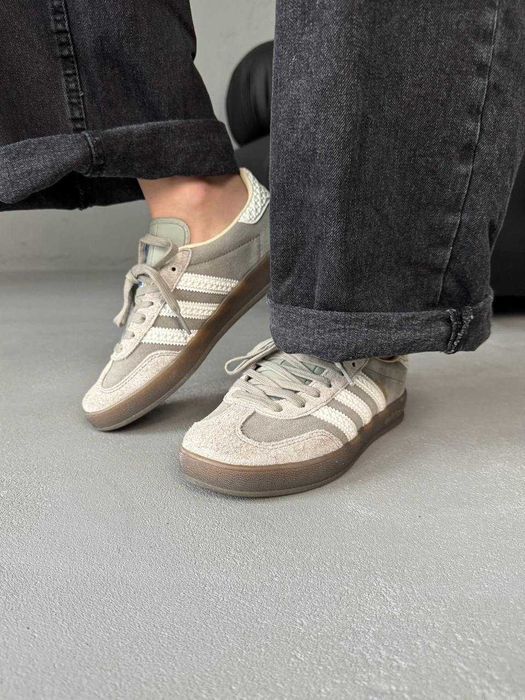 Кросівки Adidas Gazelle Beige/White premium