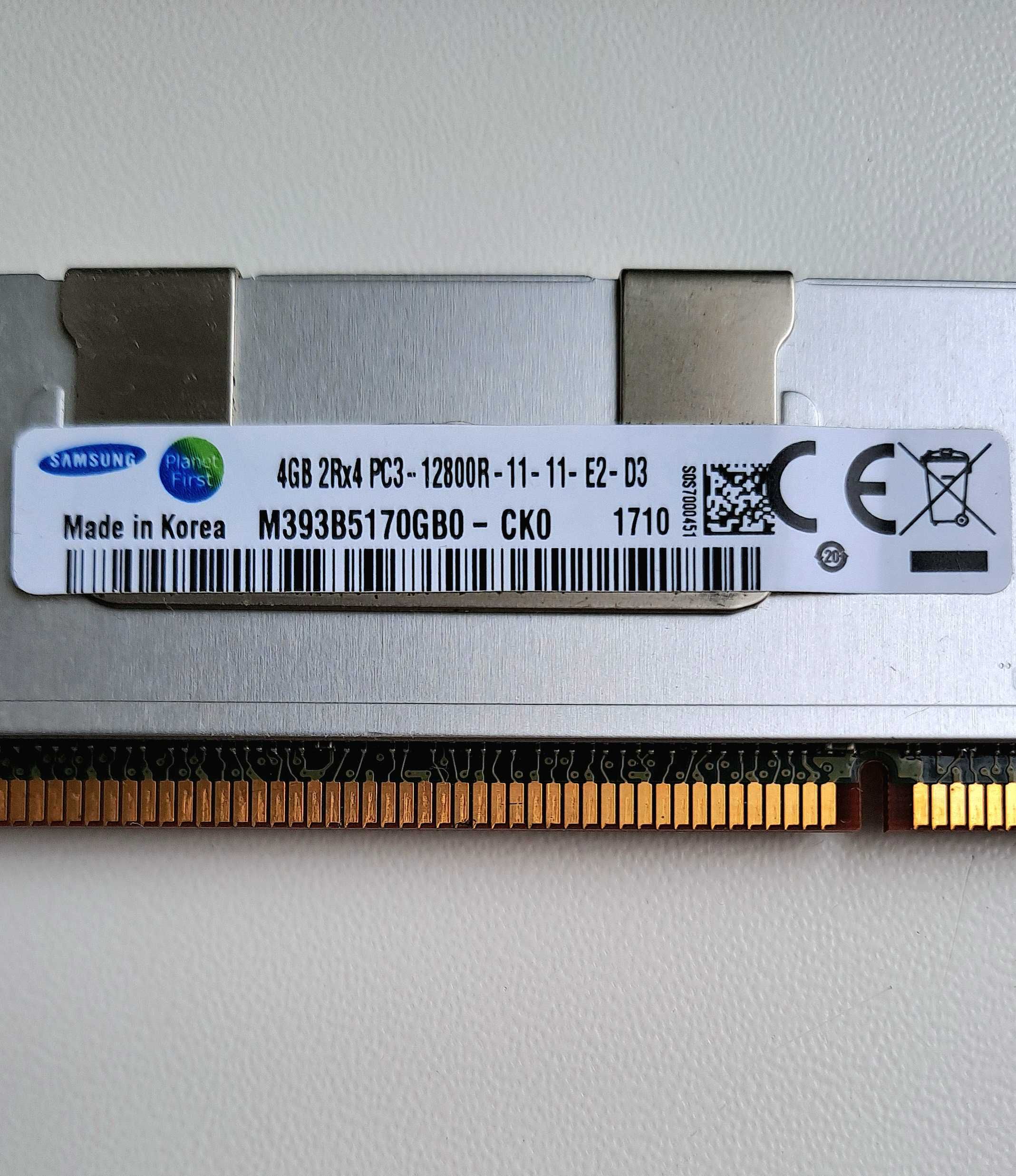 Ціна за 4 шт. Оперативна пам'ять Samsung DDR3 4GB 1600Mbs 4GB 12800R