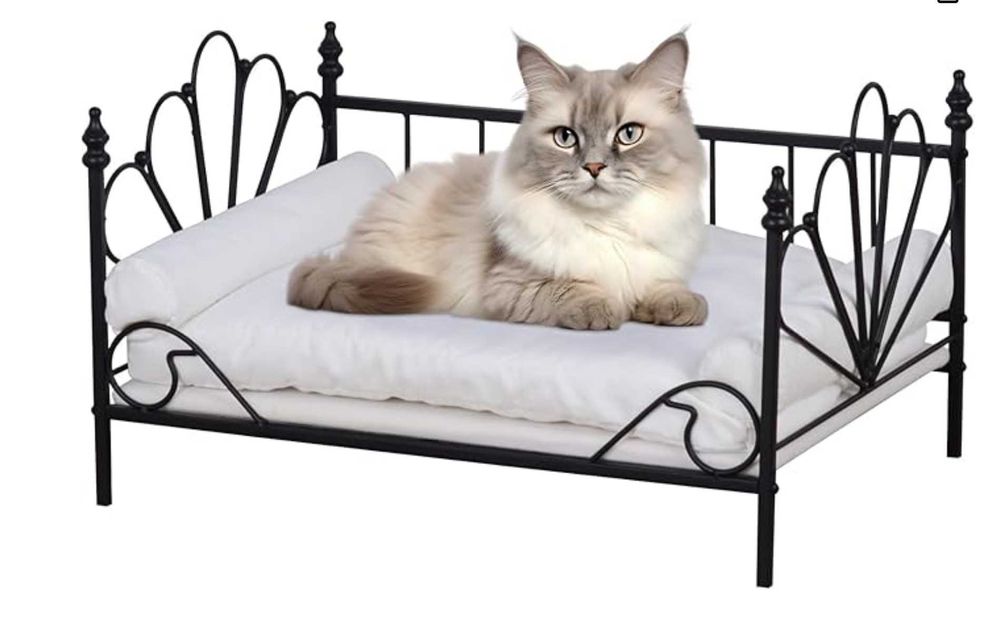 Sofa dla psa, kota, kanapa dla zwierząt z metalową ramą