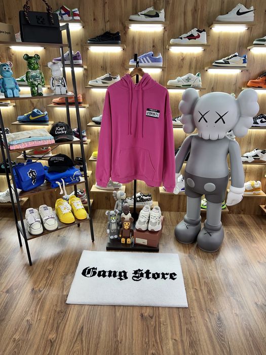 Худі Vetements “My Name Is “ Logo Pink