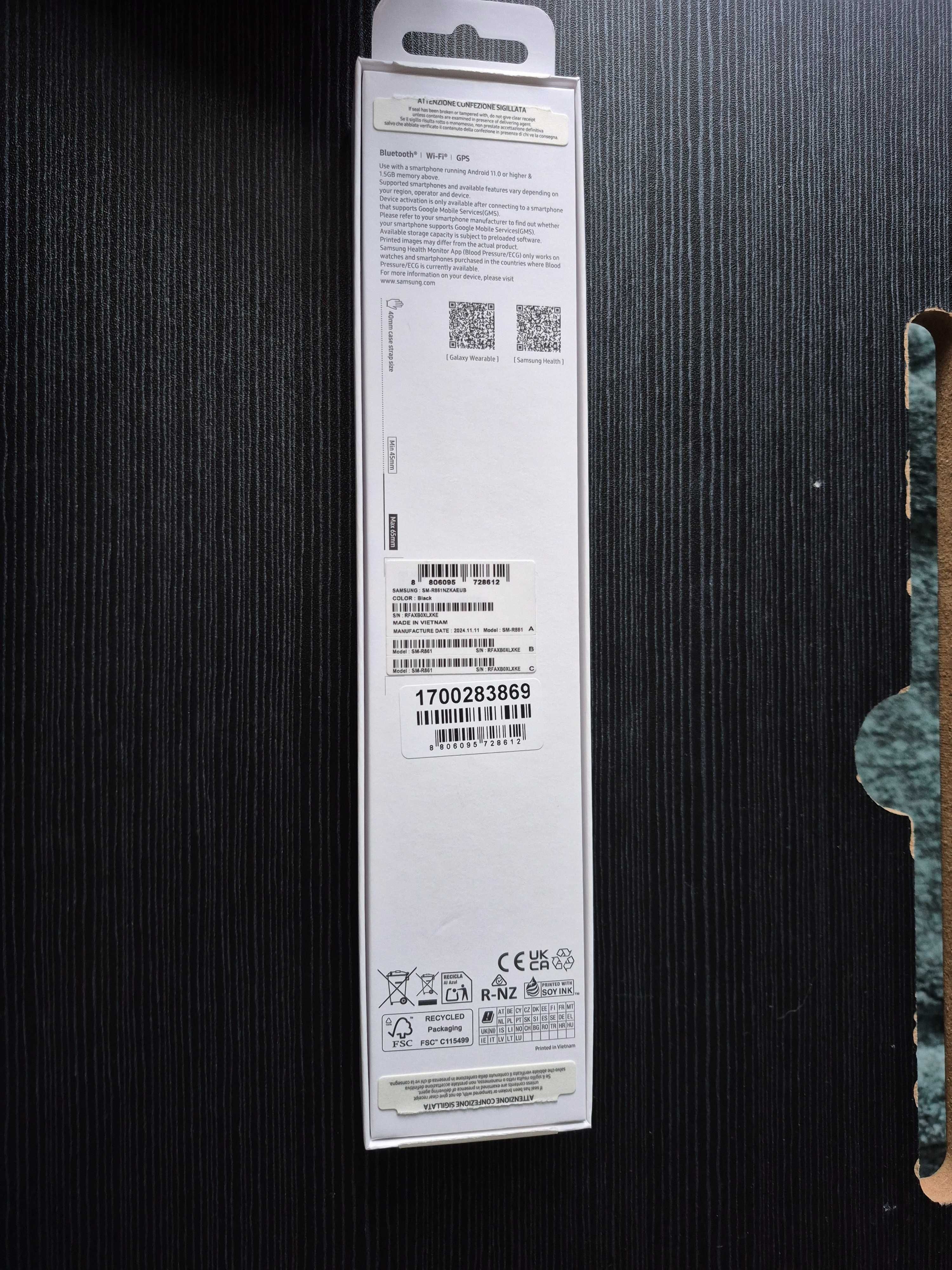 Relógio samsung galaxy fe