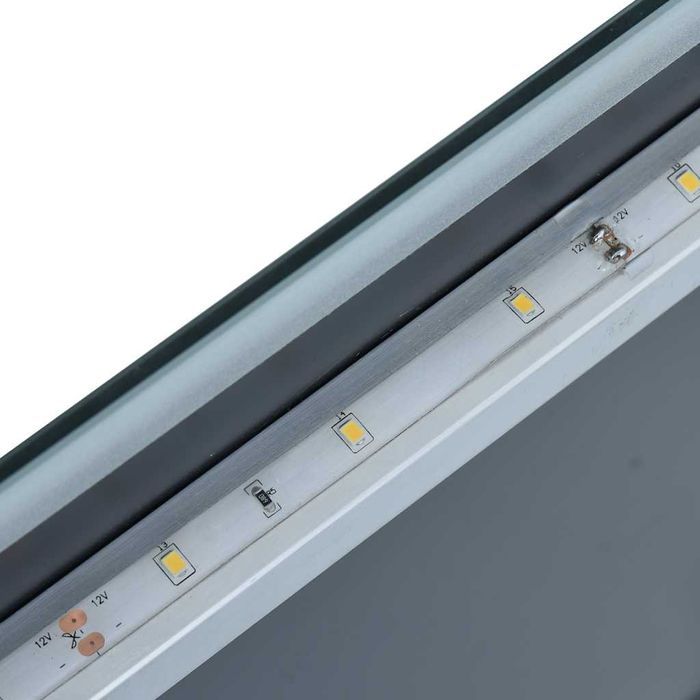Vidaxl Ścienne Lustro Łazienkowe Z Led, 60 X 80 Cm