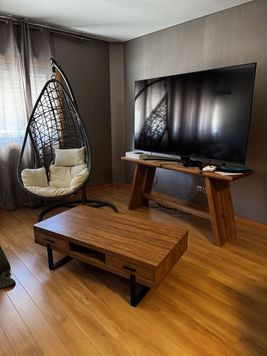 Cadeira de Jardim, mesa de centro e mesa de tv