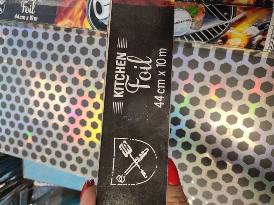Folia aluminiowa do grillowania
