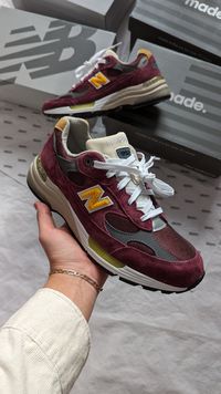 New Balance 992 Made in USA Burgundy 42,5EU 27cm Оригінал!